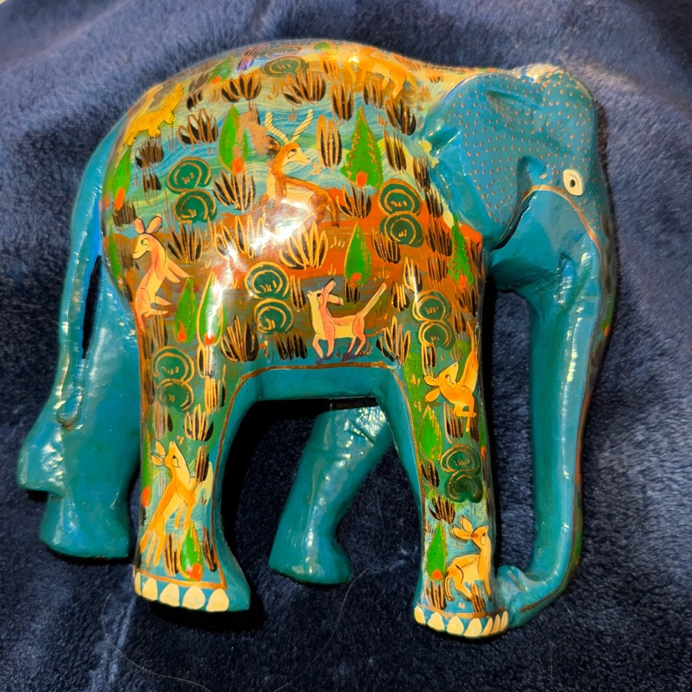 Vintage Elephant Statue Decor